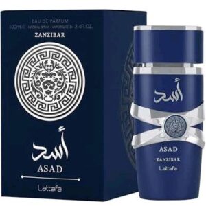 PERFUME ASAD ZANZIBAR LATTAFA MASCULINO | 100ML | EAU DE PARFUM